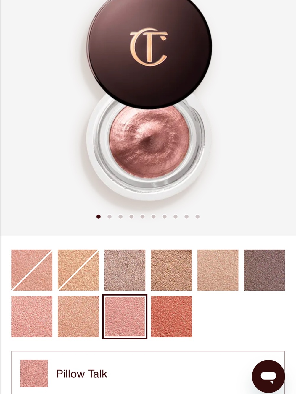 Charlotte Tilbury Pillow Talk Cream Eyeshadow - Soft Rose